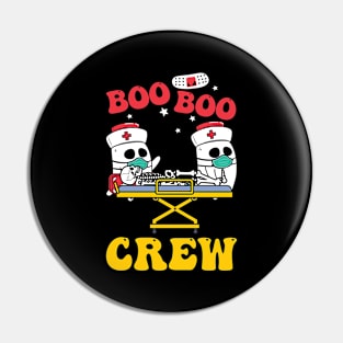 Boo Boo Crew Nurse Shirts Halloween Nurse Shirts for Women Pin