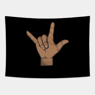 Black Hand Tapestry