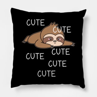 Cute Baby Sloth Pillow