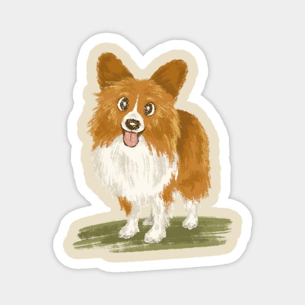 Sheltie Magnet by sanogawa