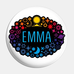 Emma name with stars Pin