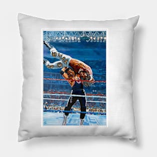 Bret/Shawn WM 12 Pillow