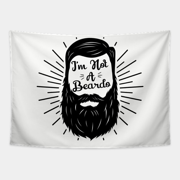 I'm not a Beardo Tapestry by Alema Art