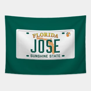 Jose License Plate - FL Tapestry