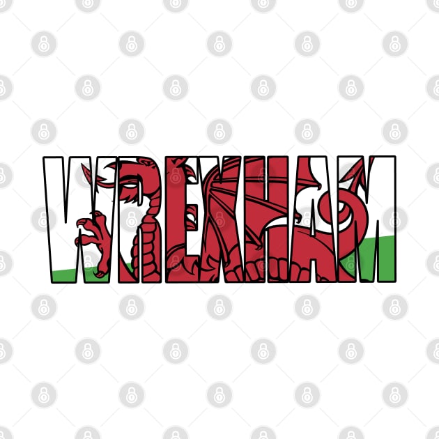 Wrexham welsh flag design by Confusion101