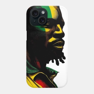 Rasta Jamaica man Phone Case