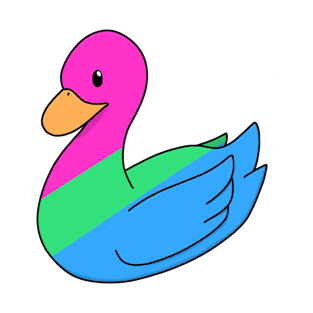 Light Polysexual Duck T-Shirt