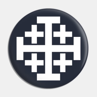 Cross of Jerusalem Pin