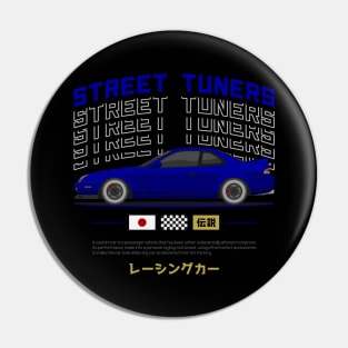 Tuner Blue Prelude MK5 JDM Pin