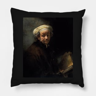 Self Portrait as the Apostle Paul - Rembrandt Harmenszoon van Rijn Pillow