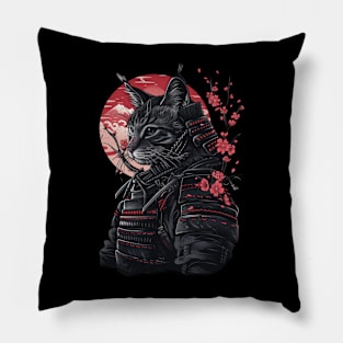 Cat Ninja Legend Stealthy Strike Pillow