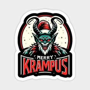 Funny Krampus Men Women Kids Merry Krampus Ugly Christmas Magnet