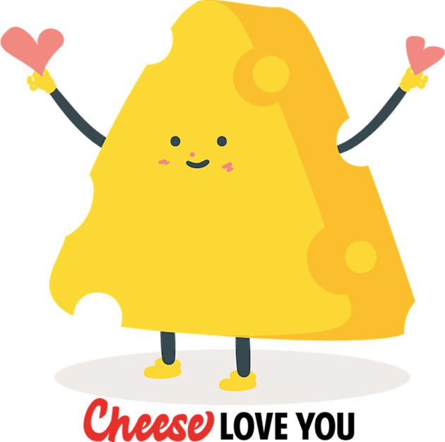 Cheese love you Kids T-Shirt by jjsealion