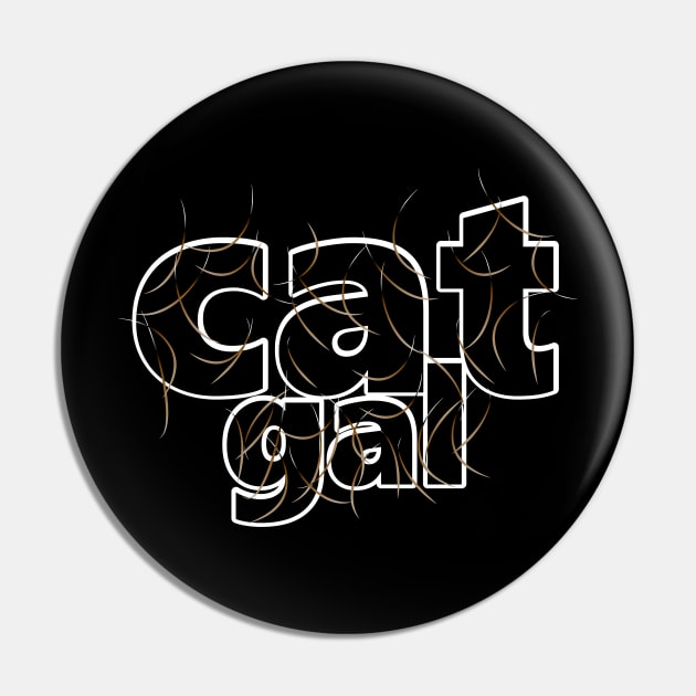 Cat Gal Tabby Hair Pin by Frame and Bar