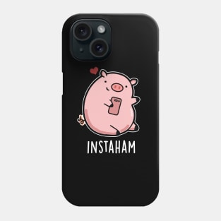 Instaham Cute Social Media Pig Pun Phone Case