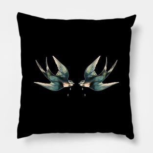 Crying birds. Crying Swallow. Pillow