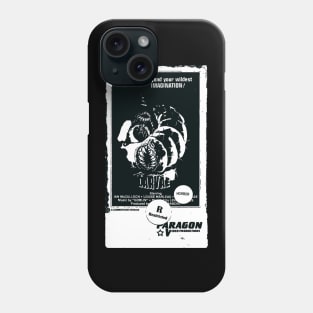 Larve VHS B&W image Phone Case