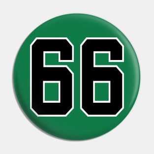 Number 66 Pin