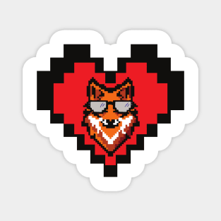 Pixel fox Magnet