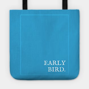 Blue Early Bird Tote