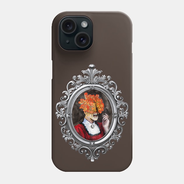 Mushroom Zombie Clicker Sticker Phone Case by Heather Dorsch Creations