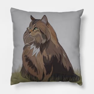 Norwegian Forest Cat Pillow