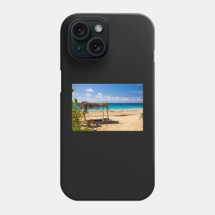 Sandy Beach of Tropical Island Phone Case