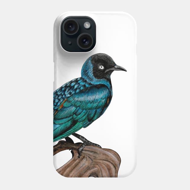 Superb starling Phone Case by lorendowding