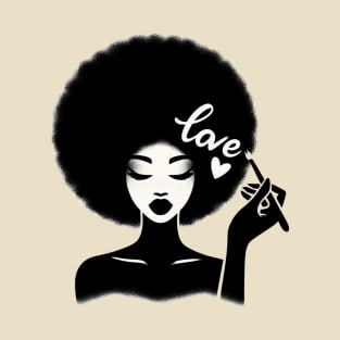 Black Woman Love T-Shirt