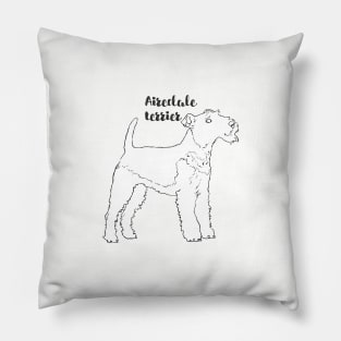 Airedale terrier Pillow