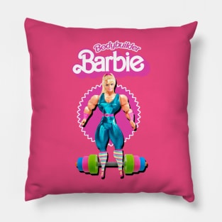 Bodybuilder Barbie Pillow