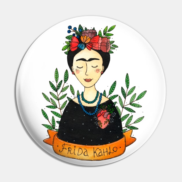 Frida Kahlo Pin by Tania Tania