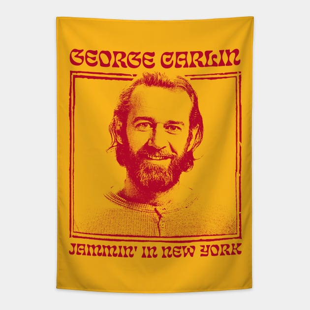 George Carlin / Jammin' In New York Tapestry by DankFutura