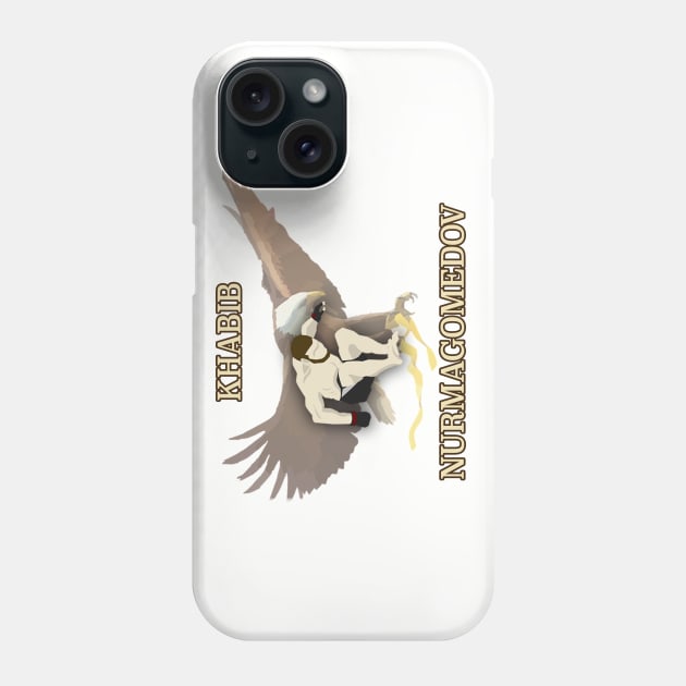 The Soaring Eagle - Khabib Nurmagomedov Phone Case by TheTeePot