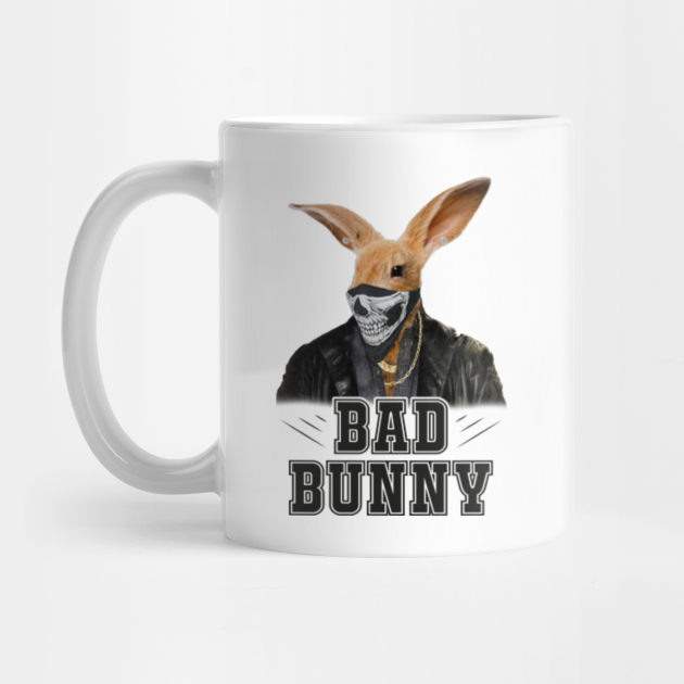 Bad Bunny T Shirts Funny Hip Hop Rabbit Design Ideas Bunny Rabbit Mug Teepublic