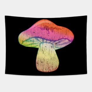 colorful, tie-dye mushroom Tapestry