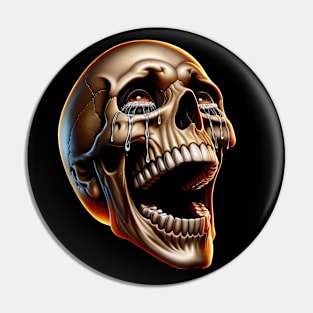 Suffering Skull Pin