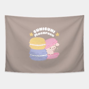 Cute bunny rabbit in Bunibuni Macaroon Tapestry