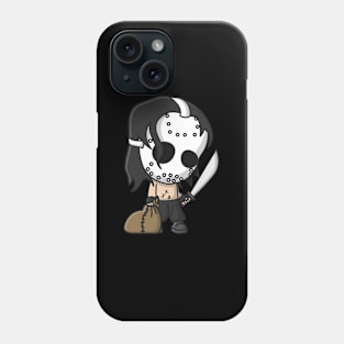 cute killer wearing a mask Phone Case