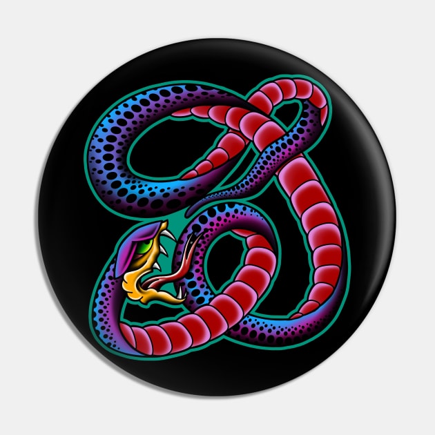 snake knot Pin by Violent Prophet
