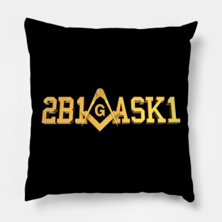 2B1ASK1 Square & Compass Masonic Freemason Pillow