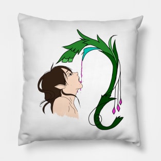 Copy of Elf drinking from a flower Pillow