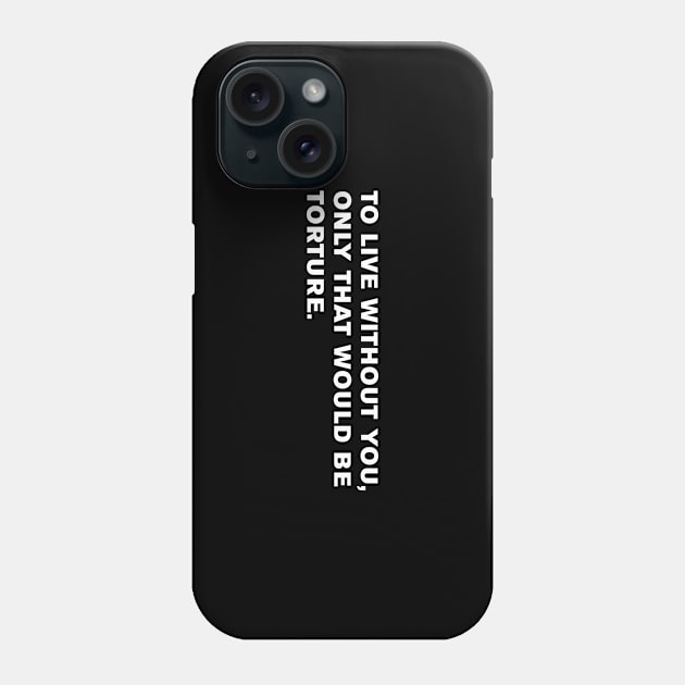 The Addams Family Quote Phone Case by WeirdStuff