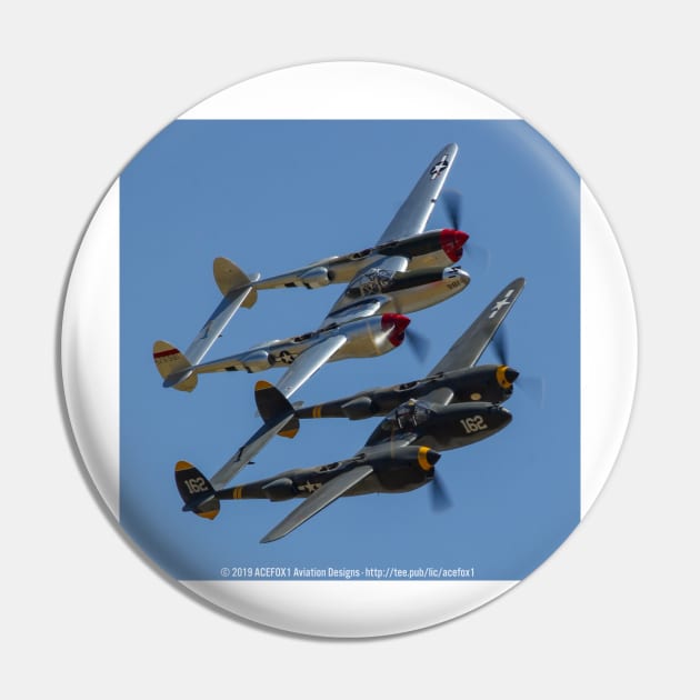 P-38 Lightning Pin by acefox1
