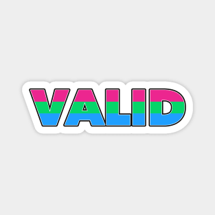 Valid Polysexual Pride Magnet