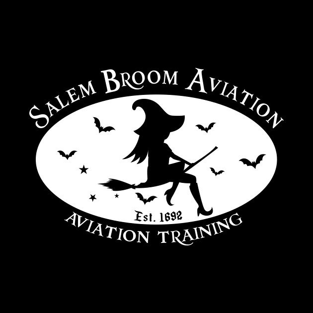 Salem Broom Aviation - Witch Broom Flying Lessons by CMDesign