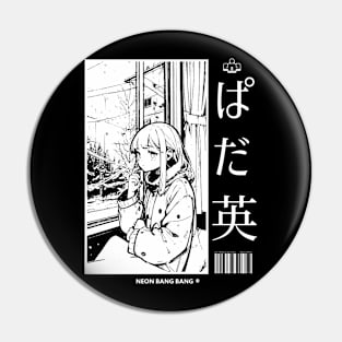 Lofi Study Manga Anime Girl Aesthetic Japan Pin