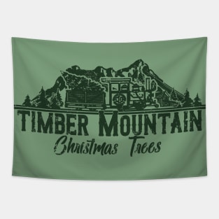 Timber Mountain Christmas Trees Tapestry