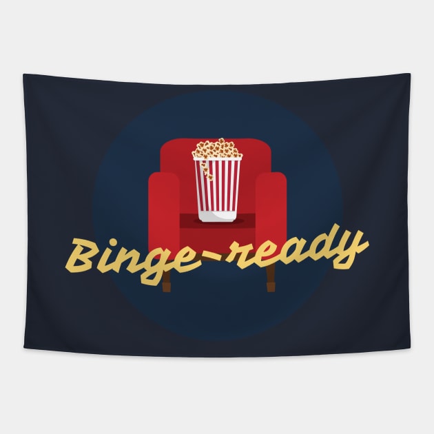 Binge Ready Tapestry by The Gift Hub