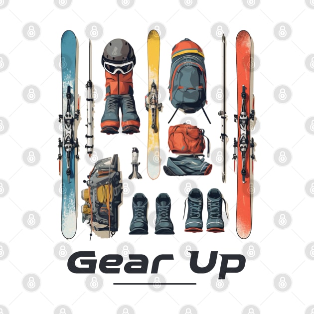 Ski Gear Design by Studio Red Koala